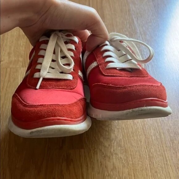 Vionic Red and White Sneakers - Picture 7 of 16